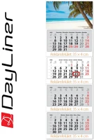 Dayliner DL6SP-4SMCA-TE Speditőr naptár 4 tömb, 4 hónap szuper maxi 350 kép