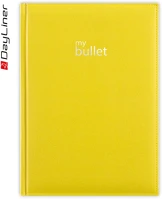 Dayliner DLDNO-MPFA5BU-TZ Keménytáblás notesz pontozott vonalozással mypastel a5 bullet, fehér kép