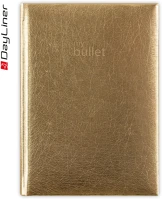 Dayliner DLDNO-MRFA5BU-AR Keménytáblás notesz pontozott vonalozással mirror a5 bullet, fehér kép