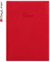 Dayliner DLDNO-NAFA5BU-PI Keménytáblás notesz pontozott vonalozással napoli a5 bullet, fehér kép