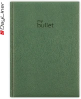 Dayliner DLDNO-NAFA5BU-ZO Keménytáblás notesz pontozott vonalozással napoli a5 bullet, fehér kép