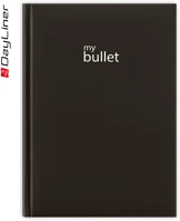 Dayliner DLDNO-PAFA5BU-FK Keménytáblás notesz pontozott vonalozással pannon a5 bullet, fehér kép