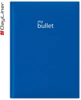 Dayliner DLDNO-PAFA5BU-KK Keménytáblás notesz pontozott vonalozással pannon a5 bullet, fehér kép