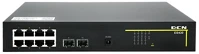 Dcn ES-430-10P-POE Switch 120W PoE/PoE+ 8x10/100/1000Base-T+ 2x1000Base-X SFP, 120 Watt PoE kép