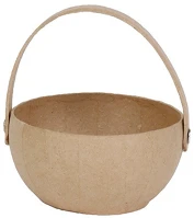 Décopatch AC463O Kreatív decoupage tárgy clairefontaine  kis kerek kosár 11x10x11,5 cm kép