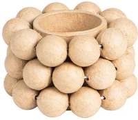 Décopatch AC910C Kreatív decoupage tárgy clairefontaine  mécsestartó 8x8x5cm kép