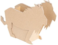 Décopatch AC911C Kreatív decoupage tárgy clairefontaine  oroszlán tolltartó 20x5x14cm kép