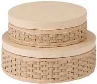 Décopatch BTS082C Kreatív decoupage tárgy clairefontaine  kerek fonott doboz 2 db/csomag kép