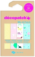 Décopatch DP037C Kreatív decoupage papír clairefontaine  4 mintával ref. kép