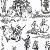 Décopatch FDA495O Kreatív decoupage papír clairefontaine  30x40 cm ref.495 kép