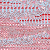 Décopatch FDA615O Kreatív decoupage papír clairefontaine  30x40 cm ref.615 kép