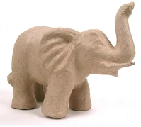 Décopatch SA108O Kreatív decoupage tárgy clairefontaine  elefánt 17cm kép