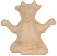 Décopatch SA225C Kreatív decoupage tárgy clairefontaine  jóga tehén 16cm kép