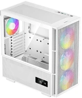 Deepcool CH560 DIGITAL WH Ch560 digital wh tempered glass white kép