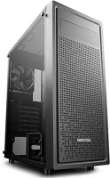 Deepcool E-SHIELD Deepcool számítógépház - e-shield (fekete,ablakos,fekete belső, 1x12cm ventilátor, atx, matx, e-atx, 1xusb3.0, 2xusb2.0) kép