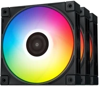 Deepcool FC120 (3 IN 1) 28dB; max. 105,18 m3/h; 3pin csatlakozó; 3x12cm, ház hűtésre,A-RGB, PWM) kép