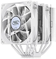 Deepcool NEPTWIN WHITE Cpu cooler -  (17,8-30db; max. 126,30 m3/h; 4pin csatlakozó; 6 db heatpipe, 2x12cm, pwm, fehér) kép