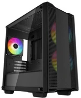 Deepcool CC360 Cc360 argb táp nélküli ablakos mt mini tower számítógépház fehér kép