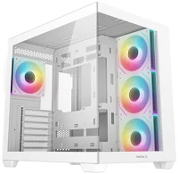 Deepcool R-CG530-WHADA4-G-1 Cg530 f4 tempered glass white kép