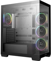 Deepcool R-CG580-BKADA4-G-2 Cg850 4f v2 táp nélküli ablakos mid tower számítógépház fekete kép