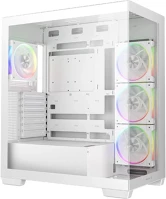 Deepcool R-CG580-WHADA4-G-2 Cg86g580 4f wh v2 táp nélküli ablakos mid tower számítógépház fehér kép