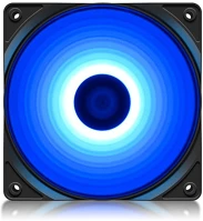 Deepcool RF120B Cooler 12cm -  (21,9db; max. 83,08 m3/h; 3pin csatlakozó; ház hűtésre, kék led) kép