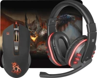 Defender MHP 006 Devourer mhp 006 gaming mouse kit black/red kép