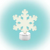 Dekorációs termékek CDM_8_F Led-es asztali dísz, hókristály kép