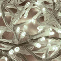 Dekorációs termékek DLI 200/WH LED-es fényfüzér, 10 m / 200 db hidegfehér LED, állófényű, fehér kép