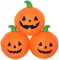 Dekorációs termékek KD 90 T halloween tökrakás, LED világítással, beépített ventilátor kép