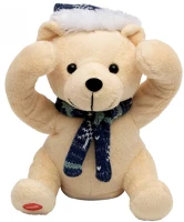 Dekorációs termékek KDD_19 Kukucskáló karácsonyi mackó kép