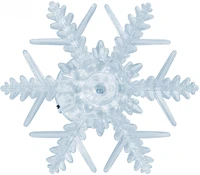 Dekorációs termékek KID 331/WH LED-es hópehely ablakdísz, beltéri kivitel, öntapadós, hidegfehér LED kép