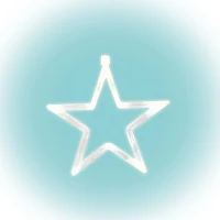 Dekorációs termékek KID 411 Home kid 411 csillag ablakdísz, 8 db led, öntapadós elemtartó kép