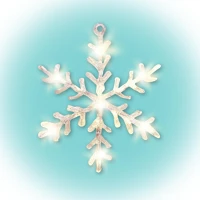 Dekorációs termékek KID 701/WW Home kid 701/ww hókristály ablakdísz, 16 db led, akril, melegfehér kép