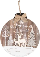 Dekorációs termékek KLW 32 Home klw 32 ablakdísz, ajtódísz, fa, 6 db led, lézervágott, kapcsolható kép