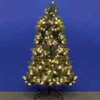 Dekorációs termékek KMF 6/150 műfenyő beépített világítással, 250 db LED, 150 cm magasság, 94 cm kép