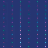 Dekorációs termékek LEDS120CV-2 micro LED-es fényfüggöny, 2x2 m / 120 db RGB LED, applikációval kép