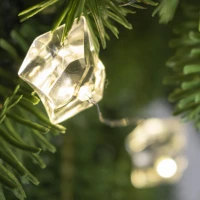 Dekorációs termékek ML 21/WW micro LED-es kristály fényfüzér, 1,9 m / 20 db melegfehér LED kép