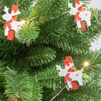 Dekorációs termékek ML_22_WW Led-es elemes fényfüzér, 20 led, csipeszekkel kép