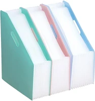 Deli 02.01481 macaron a/4 harmónikás 13 rekeszes vegyes pasztell színekben kép