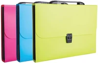 Deli 02.01484 Irattartó táska  rio a/4 pp 7 rekeszes vegyes színekben kép