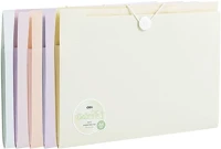 Deli 02.01485 Harmónika mappa  colorful a/4 pp 8 rekeszes vegyes pasztell színekben kép