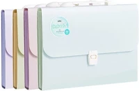 Deli 02.01486 Irattartó táska  colorful a/4 pp 13 rekeszes vegyes pasztell színekben kép