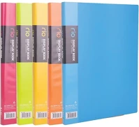 Deli 02.01492 Iratvédő mappa  rio a/4 20 zsebes pp vegyes színekben kép