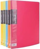 Deli 02.01493 Iratvédő mappa  rio a/4 30 zsebes pp vegyes színekben kép