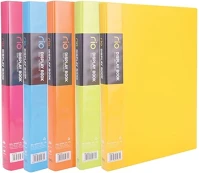 Deli 02.01494 Iratvédő mappa  rio a/4 40 zsebes pp vegyes színekben kép