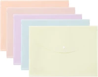 Deli 02.01499 Irattasak  colorful a/4 pp patentos vegyes pasztell színekben kép