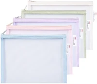 Deli 02.01502 Irattasak  colorful a/5 cipzáras szövet éllel vegyes pasztell színekben kép