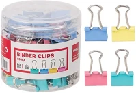 Deli 03.00762 Binder csipesz  15 mm színes 60 darabos kép
