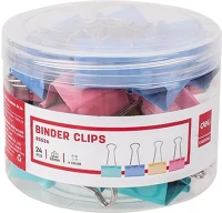 Deli 03.00765 Binder csipesz  32 mm színes 24 darabos kép